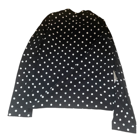 COMME DES GARÇONS PLAY Heart Long-Sleeve T-Shirt In Polka Dot. - Picture 2 of 4